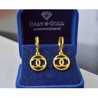 ราคา ต่างหูทองไมครอน ต่างหูทองชุบ เศษทองคำแท้ สร้อยหุ้มทอง ชุบทอง 24K ไม่ลอก ไม่ดำ (21437434633)