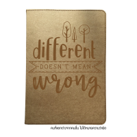ราคา สมุดโน๊ตA5 หน้าปกลาย 1A 3C กระดาษคราฟท์เย็บขอบ พิมพ์ลายกราฟฟิก Inspiration Kraft Paper with Graphic Print Notebook A5 size เนื้อในกระดาษถนอมสายตา (11856775892)