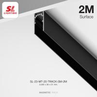 ราคา SL LIGHTING Magnetic Track Light Rail โคมไฟรางแม่เหล็ก 20 มิลลิเมตร 48 โวลล์ และ อุปกรณ์ที่ใช้ติดตั้ง (21501637439)