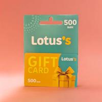 ราคา การ์ดบัตรของขวัญโลตัสมูลค่า500บาท 1ใบ (21628274835)