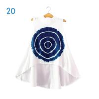 ราคา เสื้อมัดย้อมคราม เสื้อแขนกุด เสื้อชมพู่ พร้อมส่ง (21055300893)