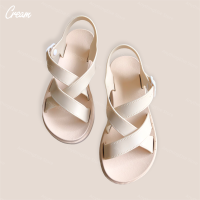 ราคา ส่งเร็วพิเศษ รองเท้าแตะรัดส้นยางนิ่มสายสาน (16594635645)