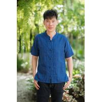 ราคา เสื้อพื้นเมืองผ้าฝ้ายคอจีนกระดุมผ่าหน้า (21322388724)