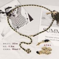 ราคา โซ่คาดเอวสไตล์ชาแนลชุดเดรสผู้หญิงเครื่องประดับชุดสูทแฟชั่นดูแพงสายคาดเอวโซ่ถักโซ่กางเกง (13941447002)