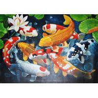 ราคา โปสเตอร์ภาพปลาคาร์ฟ 9 ตัว มั่งคั่ง ร่ำรวย ประสบความสำเร็จ ภาพมงคล เสริมฮวงจุ้ย PA 9006 3 ขนาด A3 กว้าง 42 x สูง 29 7 ซม แนวนอน โฟโต้ 200 แกรม (16962162436)