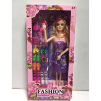 ราคา ตุ๊กตาบาร์บี้ ข้อต่อหมุนได้ พร้อมรองเท้าและเครื่องประดับ ตุ๊กตา (589808760)