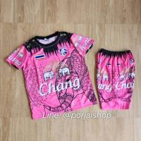 ราคา ชุดกีฬาเด็กพิมพ์ลายเสื้อพร้อมกางเกง เด็ก5 8ขวบ (21448207994)