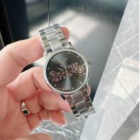 ราคา 14502925 Coach Analog Business Grand Ladies Watch ตัวเรือน สีดำ หน้าปัด รถม้า สีเทา (20957210904)