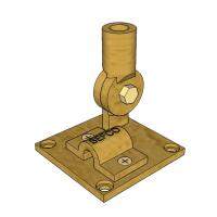 ราคา ฐานรองรับแท่งล่อฟ้าฟาราเดย์ป้องกันฟ้าผ่าแบบทองแดงใช้สำหรับสายทองแดงเปลือย (9828437642)