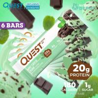 ราคา Quest Protein Bar 6 Bar โปรตีนบาร์ ขนมคลีน (21421576235)