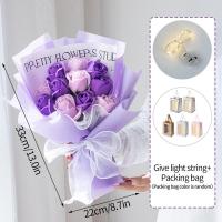 ราคา ช่อดอกกุหลาบประดิษฐ์ 1 ช่อ ของขวัญวันแม่ สําหรับผู้หญิง ดอกไม้รับปริญญา ช่อใหญ่ ของขวัญรับปริญญา (20410226037)