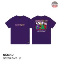ราคา เสื้อยืดสกรีนลายแนวสตรีท NEVER GIVE UP NOMAD เสื้อผู้ชาย ผู้หญิง ผ้าคอตตอน100 (11024915563)
