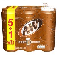 ราคา เอ แอนด์ ดับบิว น้ำรูทเบียร์แพค A W Root Beer Drink Pack6 (20508039270)