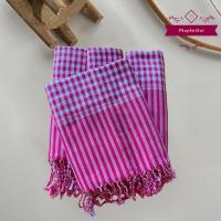 ราคา ผ้าขาวม้า ผ้าขาวม้าพันคอ ฝ้ายแท้ 100 ผืนใหญ่ขนาด 40x 190 ผ้าดี พร้อมส่ง (21113248675)