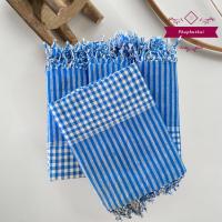 ราคา ผ้าขาวม้า ผ้าขาวม้าพันคอ ฝ้ายแท้ 100 ผืนใหญ่ขนาด 40x 190 ผ้าดี พร้อมส่ง (21645742976)