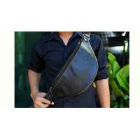 ราคา กระเป๋าคาดอก คาดเอว ใบใหญ่ หนังวัวแท้ทั้งใบ Chest bag ทนทานหนังแท้ ส่งจากไทย ของแท้ Handmade (17275996723)