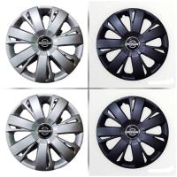ราคา โปรโมชั่นสุดคุ้ม Wheel Cover ฝาครอบกระทะล้อ มี สีดำ หรือ สีบรอนซ์ ขอบ R 15 นิ้ว ลาย NISSAN wc7 1 ชุด มี 4 ฝา ครบจบในร้านเดียว (19216754517)