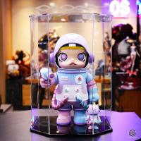 ราคา กล่องใส่ Molly 400 หกเหลี่ยม กันฝุ่น ซ้อนทับได้ ตู้อะคริลิคโชว์โมเดล กล่องใส่โมเดล (21572713729)