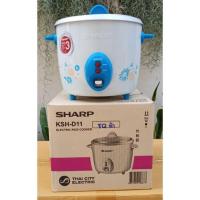 ราคา หม้อหุงข้าว1 1ลิตร ยี่ห้อSHARP รุ่นKSH D11 (21323326287)