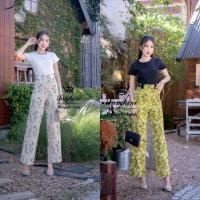 ราคา เซตขายาวปักดอกเดซี่ เสื้อแขนสั้น งานป้าย lady Sunshine N680 681 (21609904566)