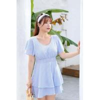ราคา พร้อมส่ง ชุดว่ายน้ำสาวอวบ ชุดว่ายน้ำ ชุดว่าน้ำคนอ้วน เสื้อผ้าสาวอวบ ชุดว่ายน้ำวันพีช ชุดว่ายน้ำผู้หญิง 80 kg (21416018525)