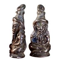 ราคา พระปู่ฤาษี เนื้อสำริดเก่าๆโบราณ ราคาแบ่งปันศึกษา (19472875310)