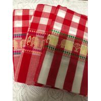ราคา ผ้าขาวม้าทอมือ ตาสก๊อต ปักลายช้าง (21348814175)