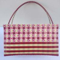 ราคา กระเช้าสานเส้นพลาสติก ตะกร้าสานเส้นพลาสติก ตระกร้าสานเส้นพลาสติก ที่จับโครงลวด หลายขนาด วัดจากขอบปากตะกร้า (21275525369)