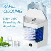 ราคา พัดลมแอร์เย็น นาโนสเปรย์ แอร์ตั้งโต๊ะขนาดเล็ก ประหยัดค่าไฟ แอร์มินิ เครื่องทำความเย็น แอร์พกพา แอร์ตั้งโต๊ะขน รับประกัน (21612191980)