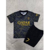 ราคา ชุดกีฬาฟุตบอลเด็กแขนสั้น กางเกง ลายสโมสรปารีส ชุดเยือนปี2023สกรีนชื่อเอ็มบัปเป้ เบอร์7สินค้าคุณภาพเนื้อผ้าดีสีสวยสดใสราคาถูกพร้อมส่ง (21150062557)