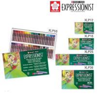 ราคา SAKURA Cray Pas EXPRESSIONIST Children Graffiti Color Crayon Suit ซากุระ สีชอล์ค พิเศษ ระบายได้บนหลายพื้นผิว ใช้ร่วมกับสีน้ำได้ (7137954775)