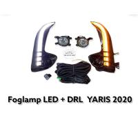 ราคา ไฟตัดหมอก ไฟเดไลท์ yaris 2020 สปอร์ตไลท์ DRL toyota yaris 2020 2021 ไฟตัดหมอก led พร้อมไฟเดไลท์ toyota yaris (10773804596)