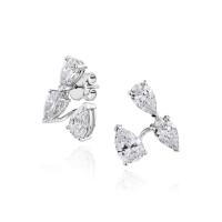 ราคา Glintz Bon Reve Ear Climber ต่างหู เกาะหูแท้ ฝังเพชร cubic zirconia ทรงหยดน้ำ (21279590985)