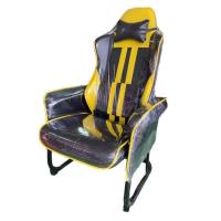 ราคา เก้าอี้เกม มือสอง เก้าอี้คอม เก้าอี้พักผ่อน ทรงรถแข่ง หุ้มหนังมาใหม่ทั้งตัว (12346779237)