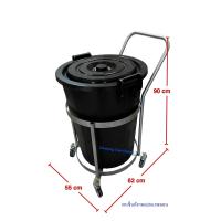 ราคา รถเข็นถังกลม รถเข็นถังน้ำ รถเข็นถังขยะ made in Thailand (21432413280)