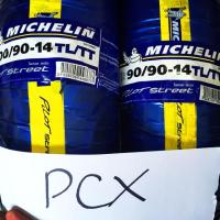 ราคา ยางรถมอเตอร์ไซด์ MICHERIN มิชลิน สำหรับรถรุ่น PCX ไม่ต้องใช้ยางใน (14172106934)