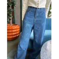 ราคา Vanilla sky Ribbon jeans กางเกงยีนต์ลายโบว์ (21558089687)