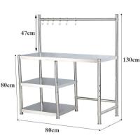 ราคา ตู้วางเตาแก๊ส เคาร์เตอร์ครัว โลหะ 2 ขนาด โต๊ะวางเตาแก๊ส ชั้นวางเตาแก๊ส สแตนเลส304 โต๊ะครัว โต๊ะทำครัว (21675218726)