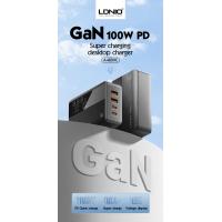 ราคา LDNIO A4809C Super fast Charger หัวชาร์จเร็วกำลังไฟ 100W หน้าจอแสดงผล QC4 PD QC3 0 ตัวเดียวจบ 2USB C 2USB A (19003784787)
