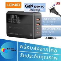ราคา LDNIO A4809C Super fast Charger หัวชาร์จเร็วกำลังไฟ 100W หน้าจอแสดงผล QC4 PD QC3 0 ตัวเดียวจบ 2USB C 2USB A (19068075366)