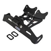 ราคา Black Motorcycle LED Light Rear License Number Registration Plate Frame Holder Bracket Tail Tidy Fender Eliminator For HONDA CBR1000RR CBR1000RR R CBR 1000 RR RR R SP Fireblade 2017 2018 2019 2020 202