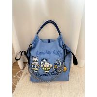 ราคา กระเป๋าถือปักลายหมาชิบะลายแมวเหมียวน่ารักแบบเดียวกับกลมสูงเป็นมิตรกับสิ่งแวดล้อมกระเป๋าผ้าไนลอนปักลายแบบใหม่กระเป๋าสะพายไหล่ข้างเดียว (15159388889)