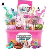 ราคา D I Y slime box set ชุดทำSlime ชุดใหญ่พร้อมกล่อง ที่เด็กเด็กต้องร้องว้าววว (21378001037)