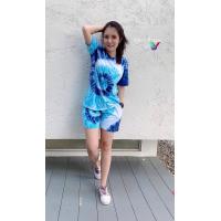 ราคา ชุดมัดย้อมเสื้อ กางเกงยืดผ้าคอตตอนแท้ ชุดเซตมัดย้อมขาสั้น ชุดเซตแขนสั้นขาสั้นมัดย้อม ผ้ามัดย้อม เสื้อมัดย้อม อกฟรีไซส์ 42 นิ้ว (18923248129)