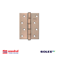 ราคา SOLEX บานพับแสตนเลส ขนาด 4x3 นิ้ว 4324 NO 3 สีสแตนเลส สีทองแดง สีทองแดงรมดำ 4324SN 4324SS บานพับประตู แกนใหญ่ บานพับ (19098618990)