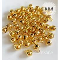 ราคา กระพรวน 8 มิล สีทอง กระพรวนทองเหลือง แบบเงา เกรดเอ อุปกรณ์งานฝีมือ diy (7186568267)