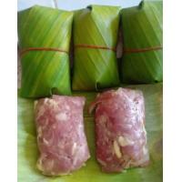 ราคา ส้มเนื้อหมู ส้มหมูห่อใบตองสด ส้มหมูทำจากหมูเนื้อแดง เนื้อล้วนๆไม่ผสมหนัง ห่อใหญ่ๆ คุ้ม ของดีของฝากชัยภูมิ (21600755772)