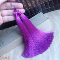 ราคา อุปกรณ์ตกแต่ง DIY เชือกถักจีนเส้นใยโพลีเอสเตอร์ที่ห้อยในรถพู่คู่เครื่องประดับเอวคู่กับชุดโบราณพู่ห้อย (15522410326)