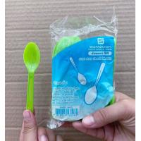 ราคา ช้อนไอศครีม ช้อนไอติม ช้อนรีน่า พลาสติก สีขาว ใส คละสี สีโปร่งแสง ยี่ห้อSB ยกมัด 10 แพค (16094790979)