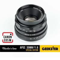 ราคา เลนส์ละลาย Charlie APSC 35mm f1 6 Special Edition เลนส์มือหมุน สำหรับ Mirrorless FUJI OLYMPUS SONY PANASONIC CANON MK2 เลนส์ละลาย เลนส์ หน้าชัดหลังเบลอ กล้อง 35 mm f 1 6 (1259714473)